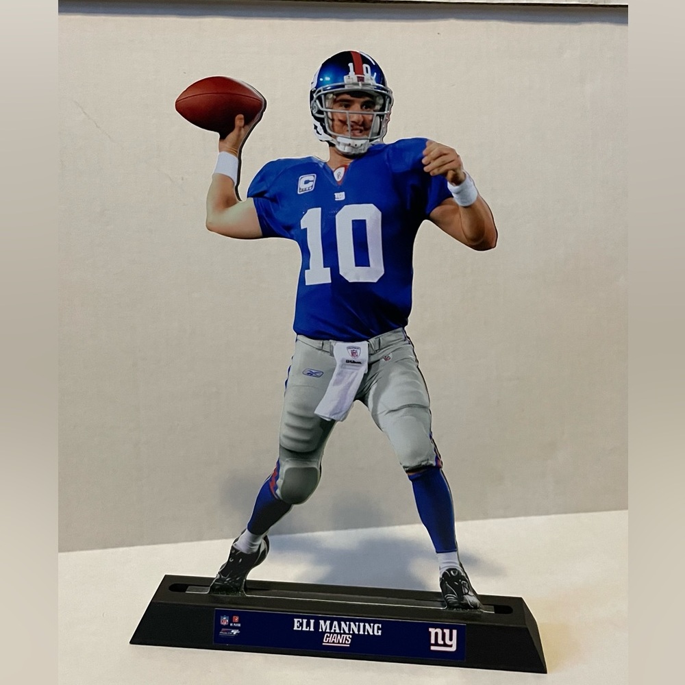 Rare ELI MANNING retired #10,NFL Giants QB, ~10.5” tall, ~7”wide
